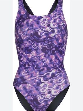 Purple Swirl One-Piece Women's Swimsuit